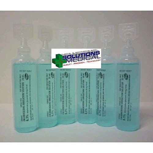 Chlorhexidine Gluconate Irrigation Solution 0.1 30ml Twist Top Ampoules